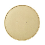 Bamboo fiber paper lid D:7.3in H:0.63in - 45 pcs Bamboo fiber paper lid D:7.3in H:0.63in - 45 pcs